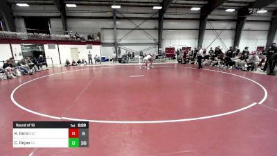 184 lbs Round Of 16 - Kyle Gora, New England College vs Caleb Rojas, Castleton