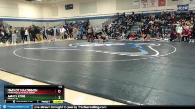 132 lbs Cons. Round 2 - Nafkot Makonnen, Minneapolis Patrick Henry vs James Kohl, Princeton