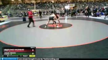 152 lbs Quarterfinals (8 Team) - Arath Diaz-Valesquez, 3A Taft vs Orion Houck, 3A Burns