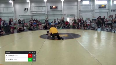 80 lbs Pools - Kamden DeShon, Black Iron Society vs Hudson Juarez, Ares W.C. (MI)