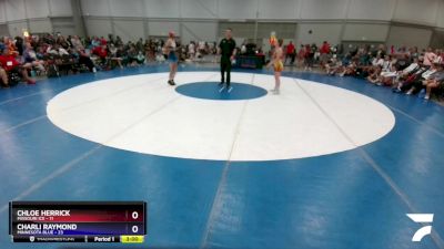 122 lbs 4th Wrestleback (16 Team) - Chloe Herrick, Missouri Ice vs Charli Raymond, Minnesota Blue