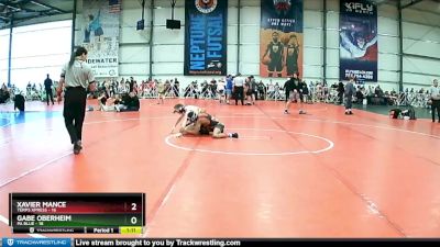 100 lbs Rd# 8- 12:30pm Saturday Final Pool - Gabe Oberheim, PA Blue vs Xavier Mance, Terps Xpress