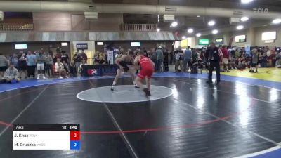 78 kg Quarters - Jason Knox, Pennsylvania vs Matthew Gruszka, MadDog Wrestling Academy