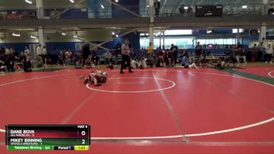 64 lbs Round 3 (16 Team) - Dane Bova, All American vs Mikey Binning, Spatola Wrestling