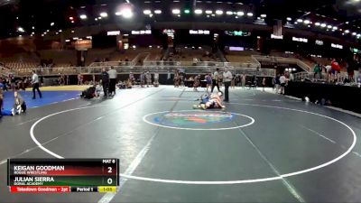 135 lbs Semifinal - Keigan Goodman, Rogue Wrestling vs Julian Sierra, Doral Academy