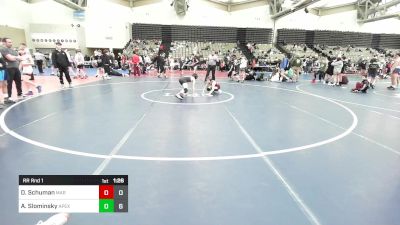 77 lbs Rr Rnd 1 - Dominic Schuman, Mat Assassins Red vs AJ Slominsky, Apex