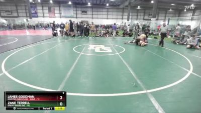 190 lbs Round 1 (4 Team) - Zane Terrell, GREAT BRIDGE WC vs James Goodman, INVICTUS WRESTLING - GOLD