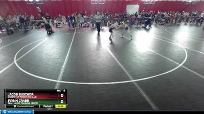 82 lbs Cons. Round 4 - Flynn Crabb, Team Nazar Training Center vs Jacob Buschor, Lancaster Wrestling Club