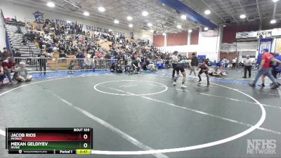 120 lbs Cons. Round 3 - Mekan Geldiyev, Irvine vs Jacob Rios, Patriot