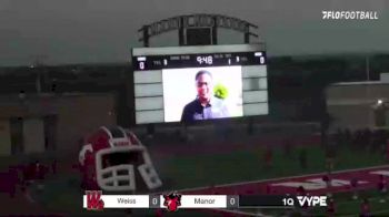 Replay: Weiss vs Manor | Oct 22 @ 7 PM