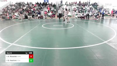 152 lbs Round Of 32 - Adam Maselek, Farmington vs Sohaib Hashimi, Fitch