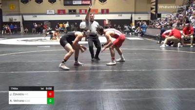 174 lbs Quarterfinal - Jacob Covaciu, Indiana vs Anthony Vetrano, Bloomsburg