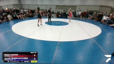 152 lbs Placement Matches (16 Team) - Desza Munson, Colorado vs Lillian Gradillas-Flores, Arizona Black