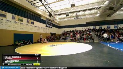 106 lbs Cons. Semi - Lucas Horner, Shadle Park vs Nolan Zangara, Mt. Spokane