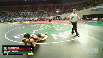 2A/1A-157 Semifinal - Gen Wintersteen, Elgin vs Zachary Brown, Heppner