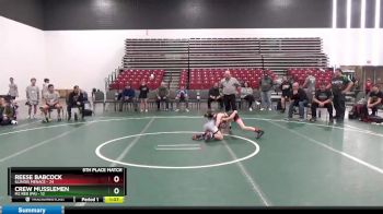 65 lbs Placement Matches (8 Team) - Crew Musslemen, M2 RED (PA) vs Reese Babcock, Illinois Menace