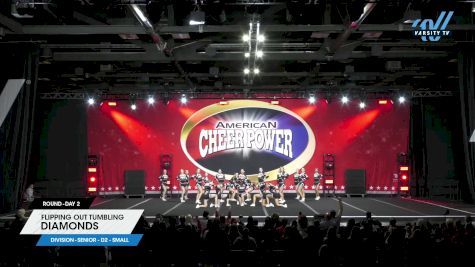 Flipping Out Tumbling - Diamonds [2024 L3 Senior - D2 - Small Day 2] 2024 Cheer Power Grand Nationals