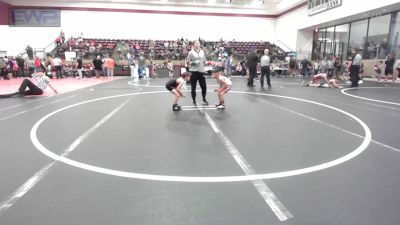 46 lbs Consolation - Ky Kemble, Ponca City Wildcat Wrestling vs Jackson Gibbens, Pirate Wrestling Club