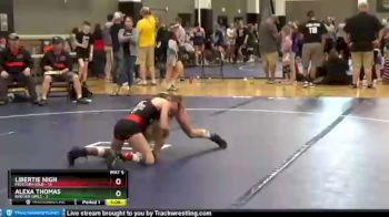 73 lbs Placement - Alexa Thomas, Badger Girls vs Libertie Nigh, Missouri Gold