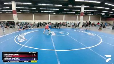 132 lbs Cons. Semi - London Woods, 3F Wrestling vs Gideon Sanchez, Takedown-City Wrestling