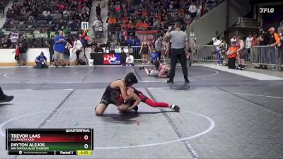 79 lbs Quarterfinal - Payton Alejos, WR-Topeka Blue Thunder vs Trevor Laas, Ellsworth Kids