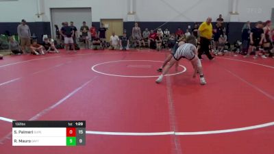 132 lbs Pools - Spencer Palmeri, Superior W.A. (NY) vs Rocco Mauro, Dayton Bandits