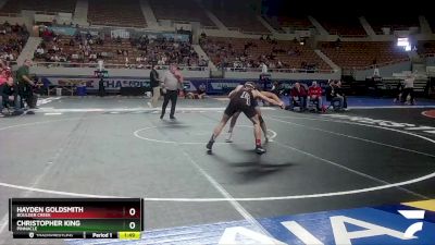 D1-120 lbs Quarterfinal - Christopher King, Pinnacle vs Hayden Goldsmith, Boulder Creek