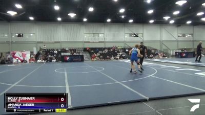 132 lbs Placement Matches (16 Team) - Holly Zugmaier, Illinois vs Amanda Jaeger, Kansas