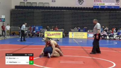 197 lbs Round of 16 - Rico Stormer, Harvard vs Frank Mattiace, Penn