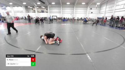 88 lbs Round Of 16 - Sylas Race, Mount Anthony VT vs Michael Quinn, Top Flight Wrestling Academy