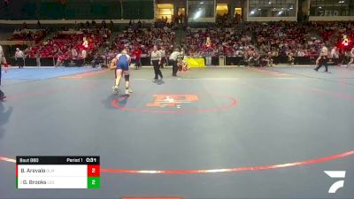 152-4A/3A 3rd Place Match - Gannon Brooks, Leonardtown vs Bryan Arevalo, Old Mill