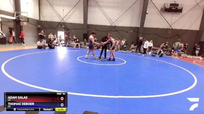 150 lbs Cons. Round 3 - Adam Salas, CA vs Thomas DeBoer, CA