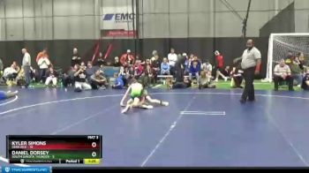 95 lbs Round 5 (6 Team) - Kyler Simons, Iowa Red vs Daniel Dorsey, South Dakota Thunder