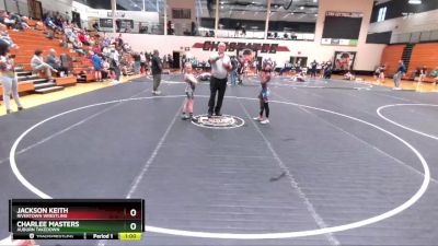 70 lbs Round 2 - Jackson Keith, Rivertown Wrestling vs Charlee Masters, Auburn Takedown