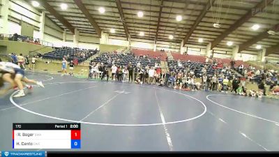 170 lbs Semifinal - Riggin Boger, Sanderson Wrestling Academy vs Hixon Canto, Champions Wrestling Club