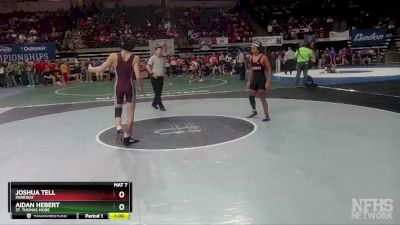 D 2 138 lbs Cons. Round 2 - Aidan Hebert, St. Thomas More vs Joshua Tell, Parkway