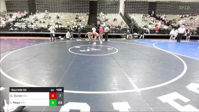 97 lbs Rr Rnd 3 - Christian Duran, Red Nose WC vs Ivan Rego, Refinery Wrestling Youth