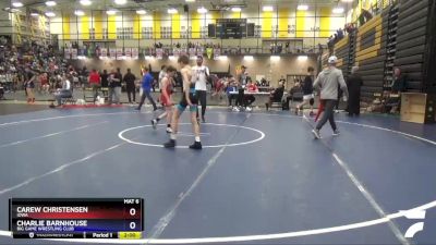 94 lbs Round 2 - Carew Christensen, Iowa vs Charlie Barnhouse, Big Game Wrestling Club