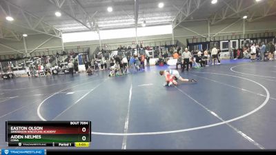 106 lbs Cons. Semi - Easton Olson, Sanderson Wrestling Academy vs Aiden Nelmes, COWA