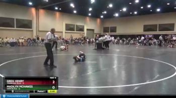 40 lbs Finals (2 Team) - Greg Henry, Tennessee Blue vs Madilyn McHawes, Iowa Black