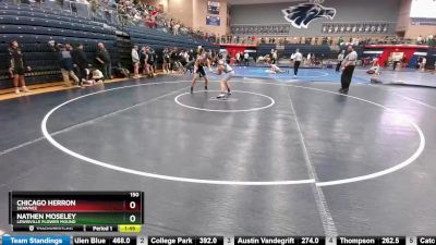 150 lbs Cons. Quarter - Chicago Herron, Shawnee vs Nathen Moseley, Lewisville Flower Mound