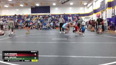 138 lbs Round 3 - Alim Wiggins, Gaston Grizzlies vs Axel Brucke, Team Tiger Youth Wrestling