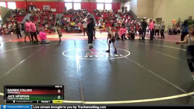 65 lbs Semifinal - Jace Newman, Tiger Elite Wrestling vs Damien Collins, Stronghold