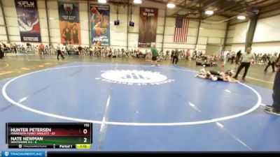 110 lbs Rd# 7- 10:45am Saturday Final Pool - Hunter Petersen, Minnesota Funky Singlets vs Nate Newman, Westshore D.S