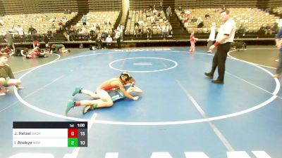 93 lbs Rr Rnd 1 - Jackson Hetzel, Washington Twp vs Isaak Anokye, Maine Trappers