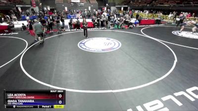 115 lbs Cons. Round 3 - Lea Acosta, Legacy Wrestling Center vs Giada Tanahara, ASG WRESTLING