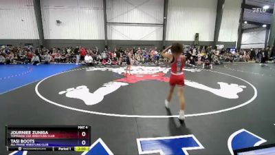 70-74 lbs Semifinal - Journiee Zuniga, Toppenish USA Wrestling Club vs Tasi Boots, All-Phase Wrestling Club