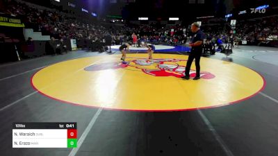 101 lbs Consi Of 16 #1 - Navjot Waraich, Dublin vs Nathalie Erazo, Marina