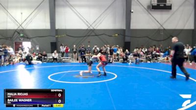 106 lbs Semifinal - Malia Riojas, WA vs Bailee Wagner, WA