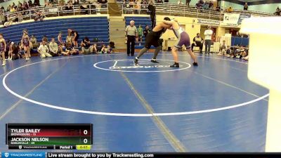 275 lbs Round 1 (4 Team) - Tyler Bailey, Brownsburg vs Jackson Nelson, Noblesville